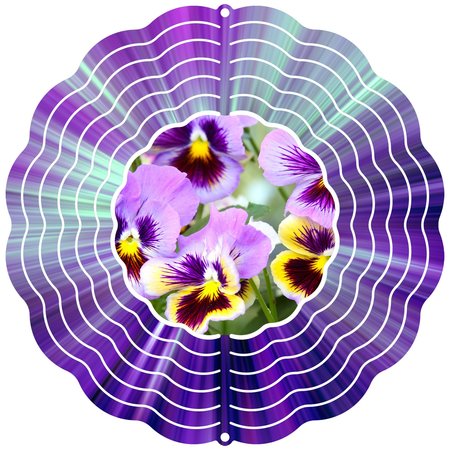 NEXT INNOVATIONS 36" Pansy Wind Spinner 101402001-PANSY